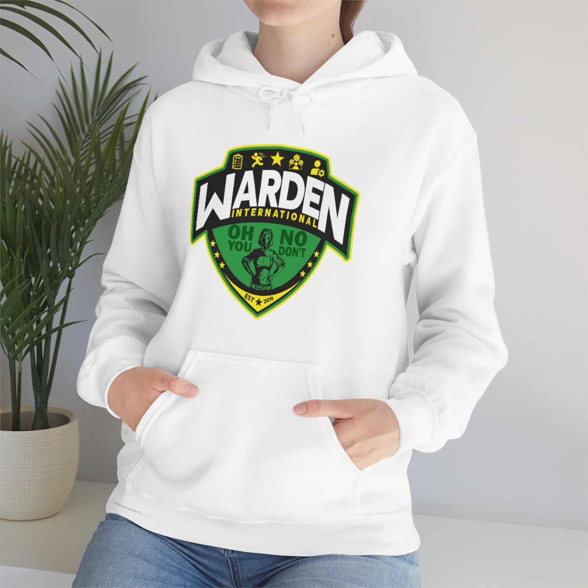 Unisex Heavy Blend™ Hooded Warden Warmer