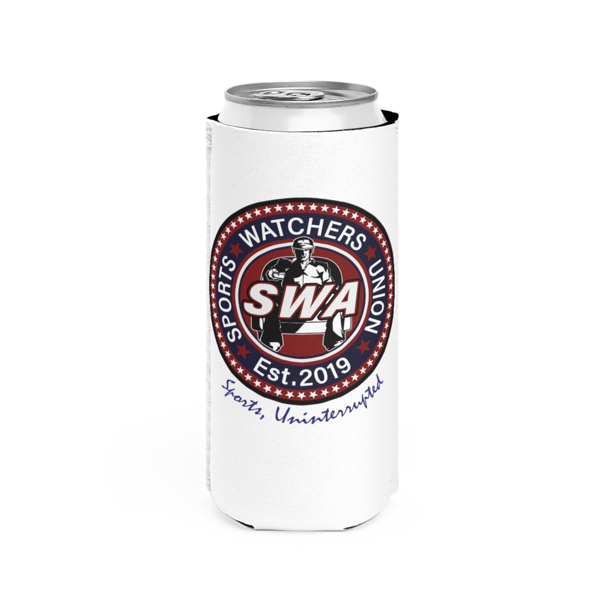 Sports Watchers Warden Slim Can Cooler