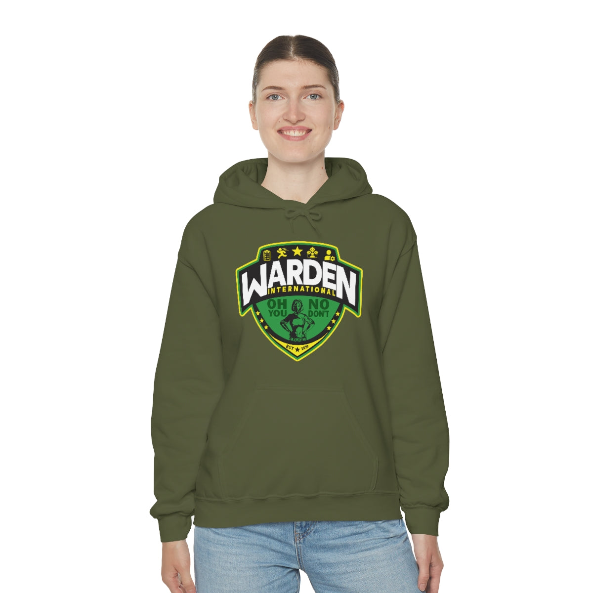 Unisex Heavy Blend™ Hooded Warden Warmer