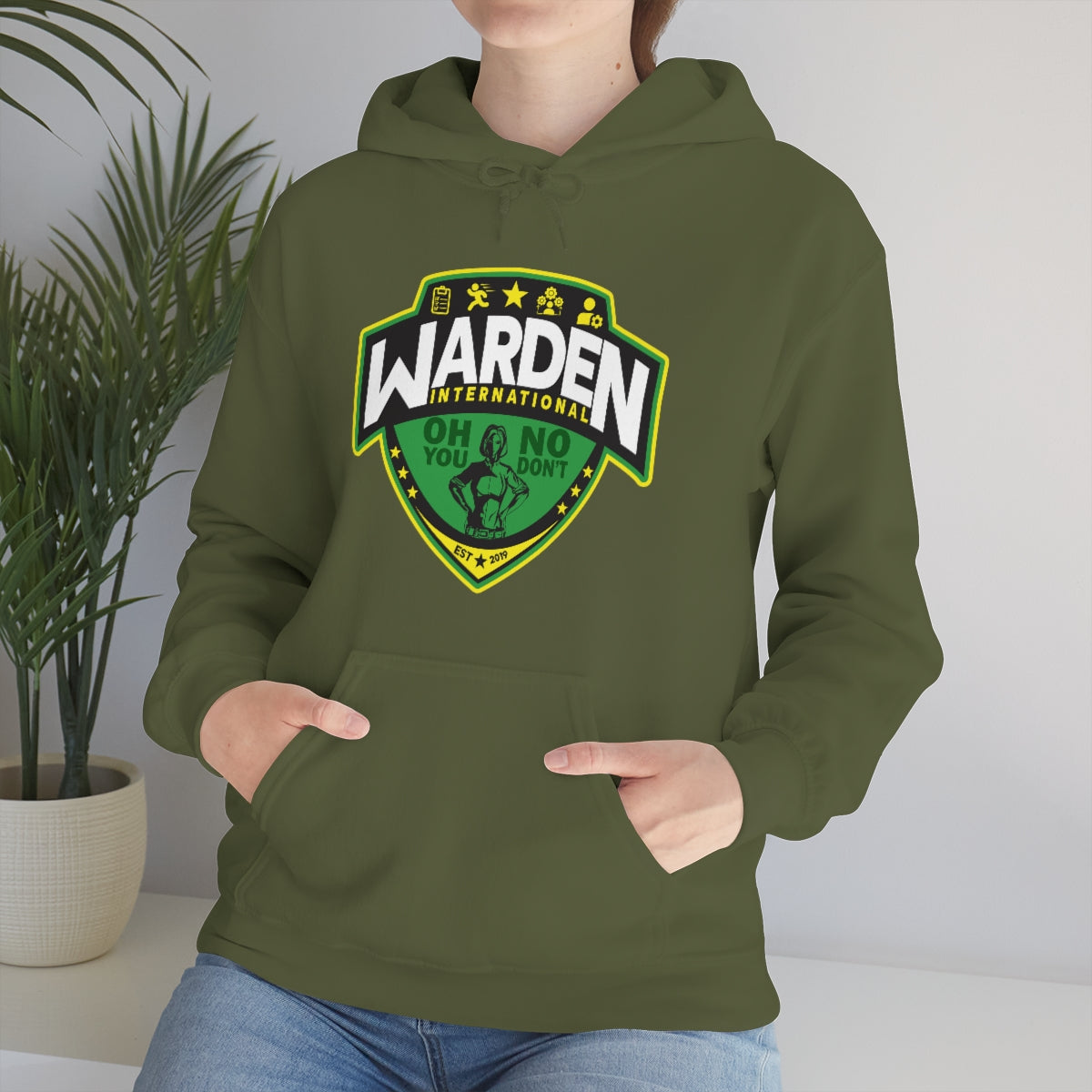 Unisex Heavy Blend™ Hooded Warden Warmer