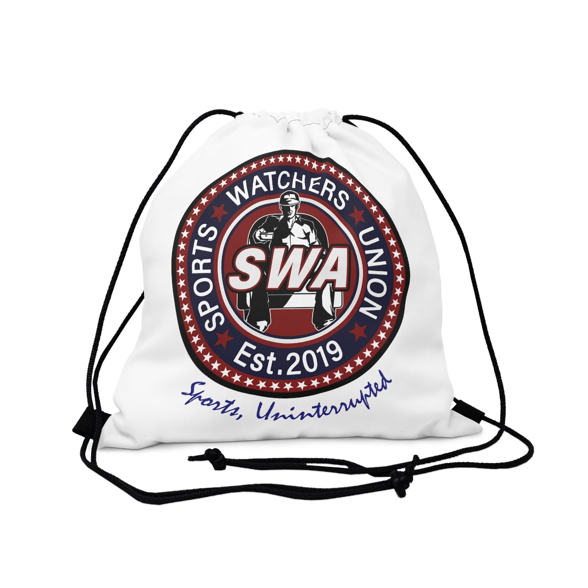 Sports Watchers Association Outdoor Drawstring Bag