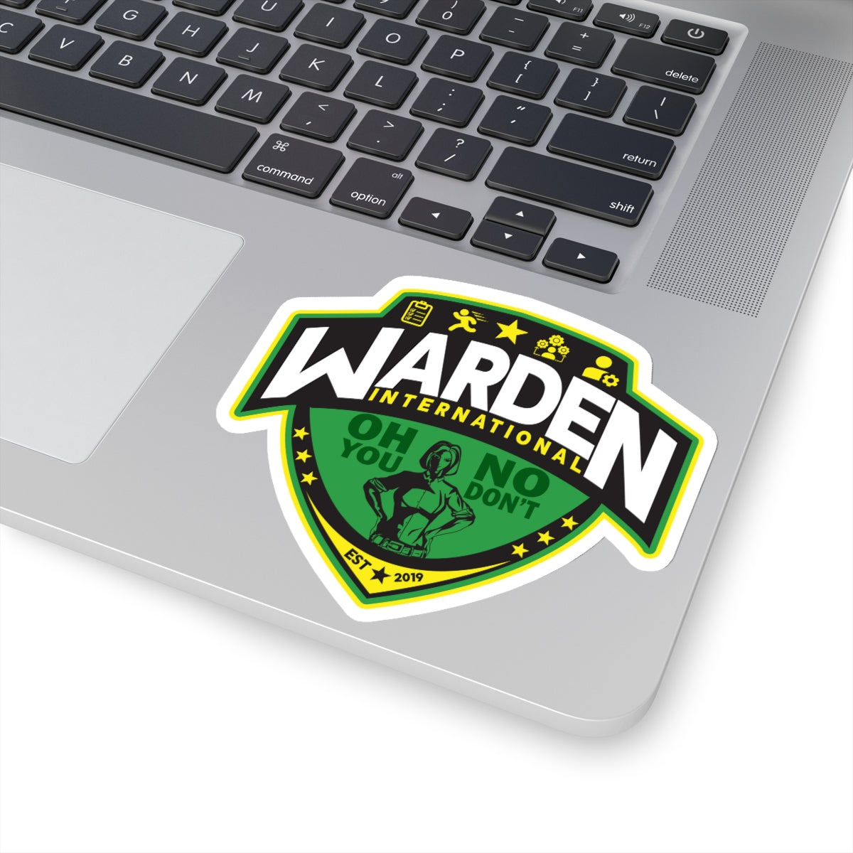 Kiss-Cut Warden Stickers