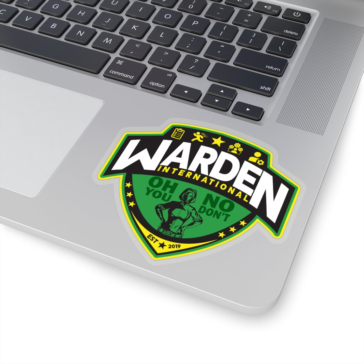 Kiss-Cut Warden Stickers